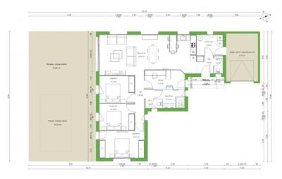 Maison - 90 m² - 4 pièces