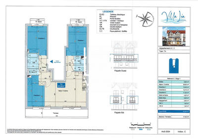 Appartement - 86 m² - 4 pièces