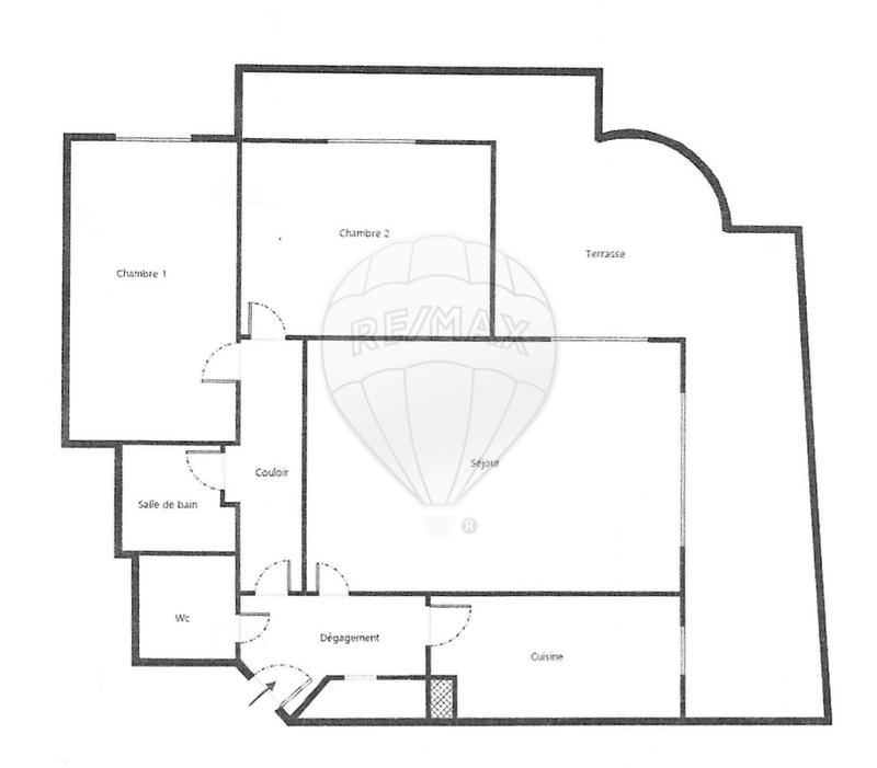 Appartement - 70 m² - 3 pièces