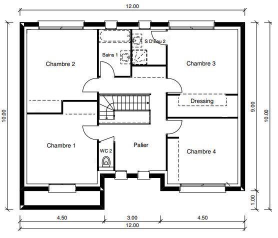 Maison - 152 m² - 6 pièces