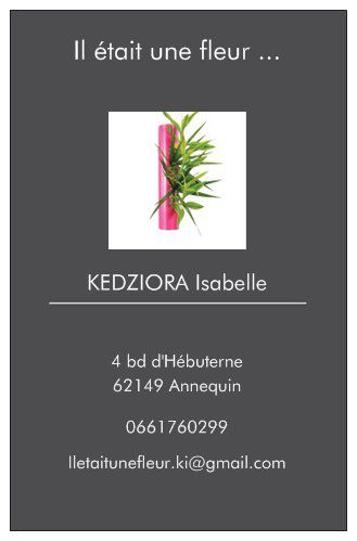 Il était une fleur