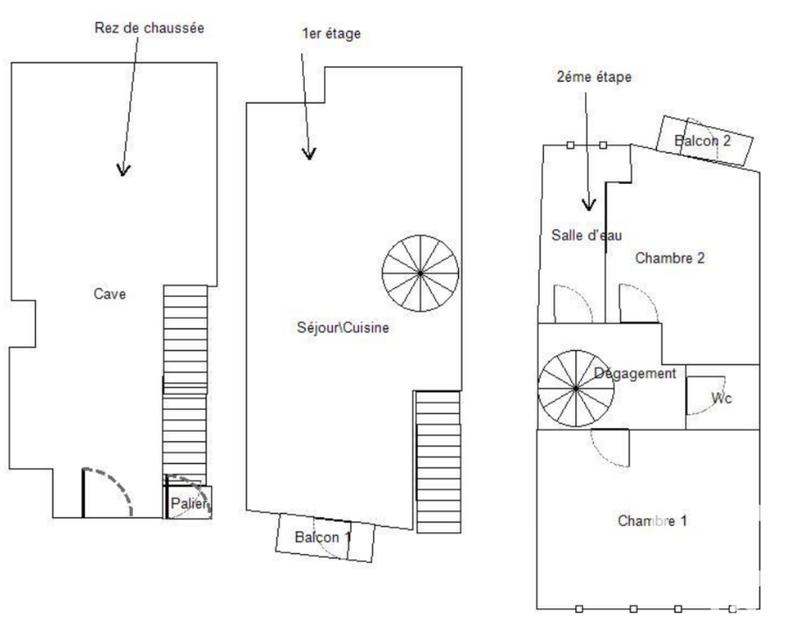 Maison de village - 86 m² - 4 pièces