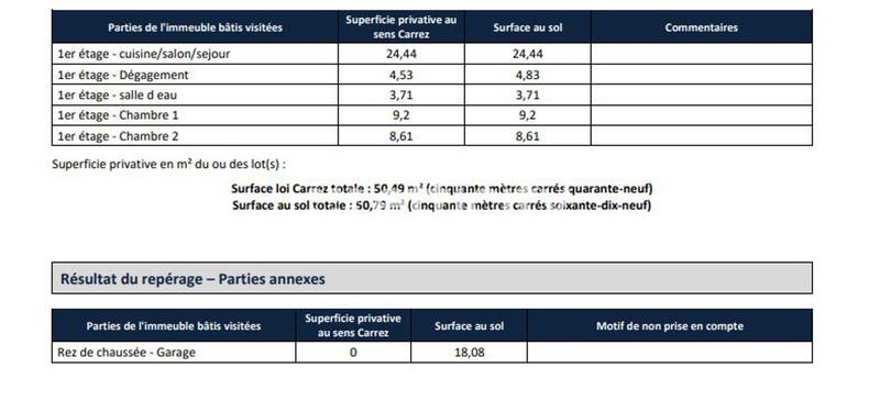 Appartement - 51 m² - 3 pièces