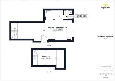 Appartement - 32 m² - 1 pièce