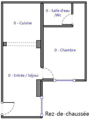 Appartement - 29 m² - 2 pièces