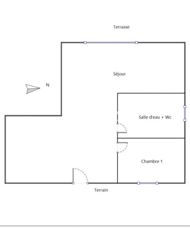 Appartement - 55 m² - 3 pièces