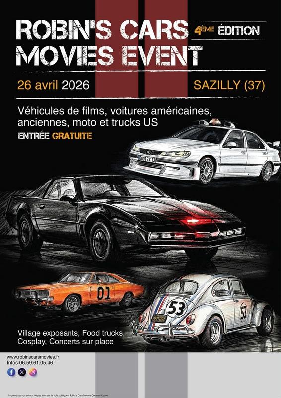 4ème édition du Robin's Cars Movies Event