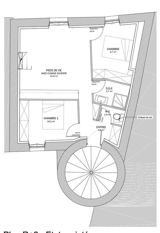 Appartement - 50 m² - 3 pièces