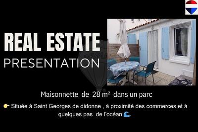 Maison - 28 m² - 2 pièces