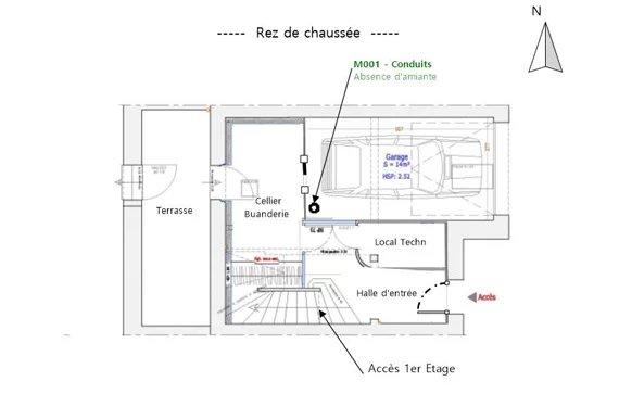 Maison de ville - 88 m² - 3 pièces