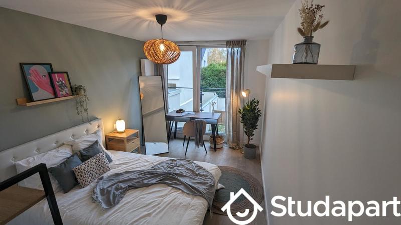 Chambre - 18 m² - 1 pièce