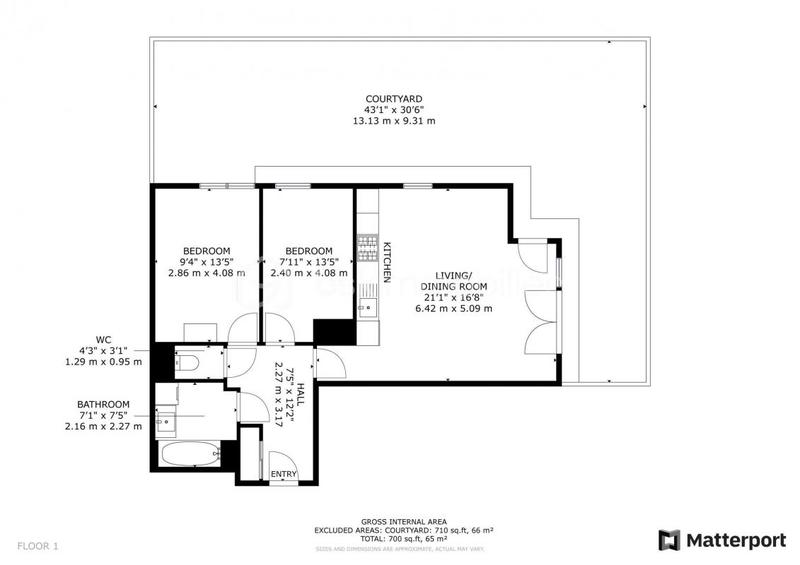 Appartement - 60 m² - 3 pièces