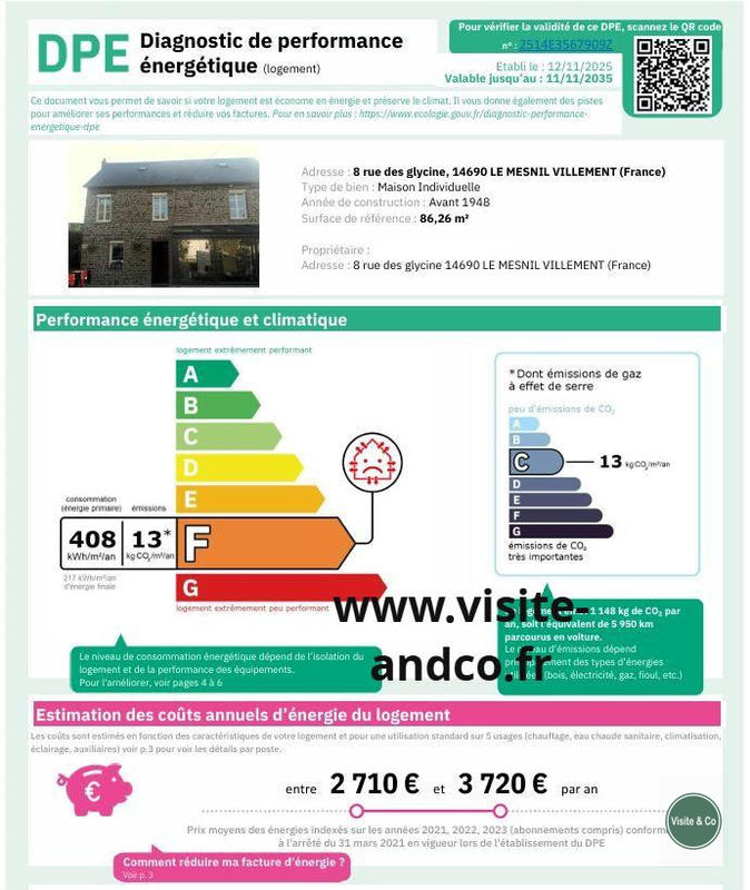 Maison ancienne - 90 m² - 5 pièces