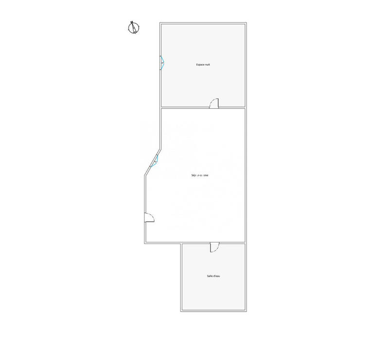 Appartement - 28 m² - 2 pièces