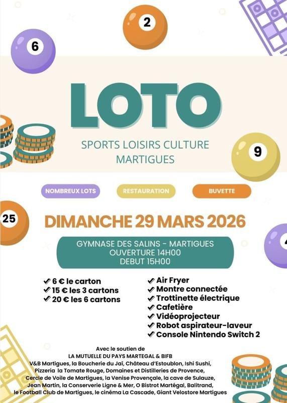 Loto Sports Loisirs Culture Martigues