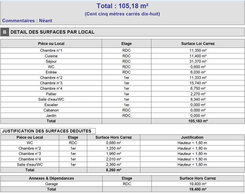 Maison - 106 m² - 6 pièces