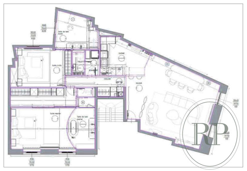 Appartement - 118 m² - 4 pièces