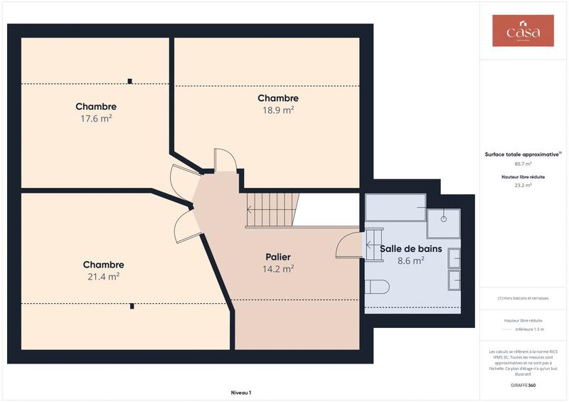 Maison - 137 m² - 6 pièces