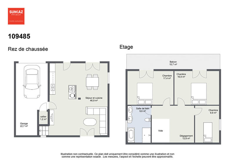 Maison - 130 m² - 5 pièces
