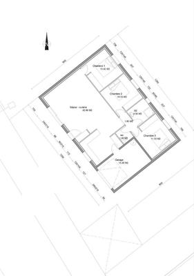 Maison - 84 m² - 4 pièces