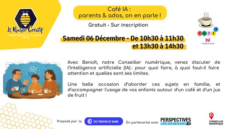 Café Ia : parents &amp; ados, on en parle !