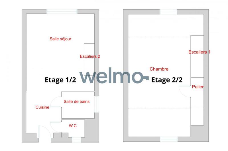 Duplex - 67 m² - 2 pièces