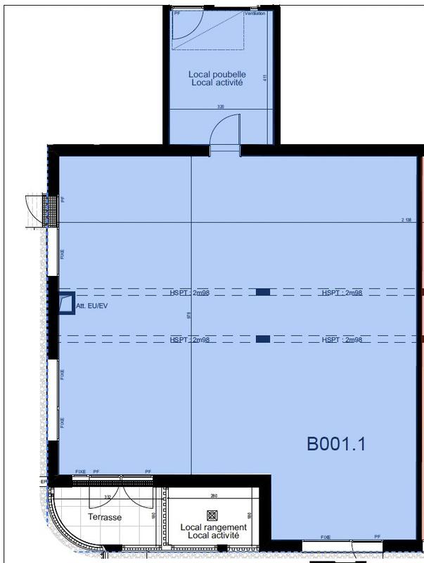 Local commercial - 133 m²