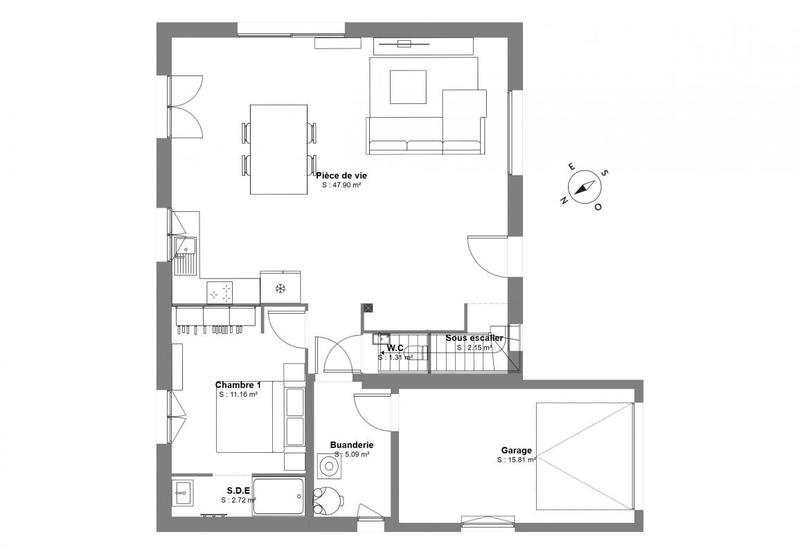 Maison - 118 m² - 5 pièces