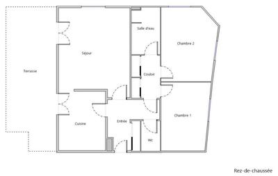 Appartement - 80 m² - 4 pièces