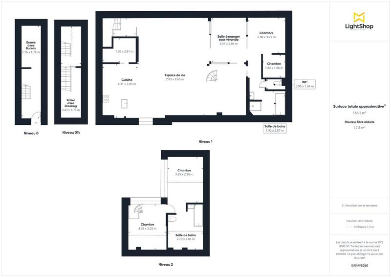 Appartement - 133 m² - 4 pièces
