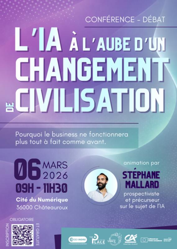 Conférence "L'Ia à l'aube d'un changement de civilisation"