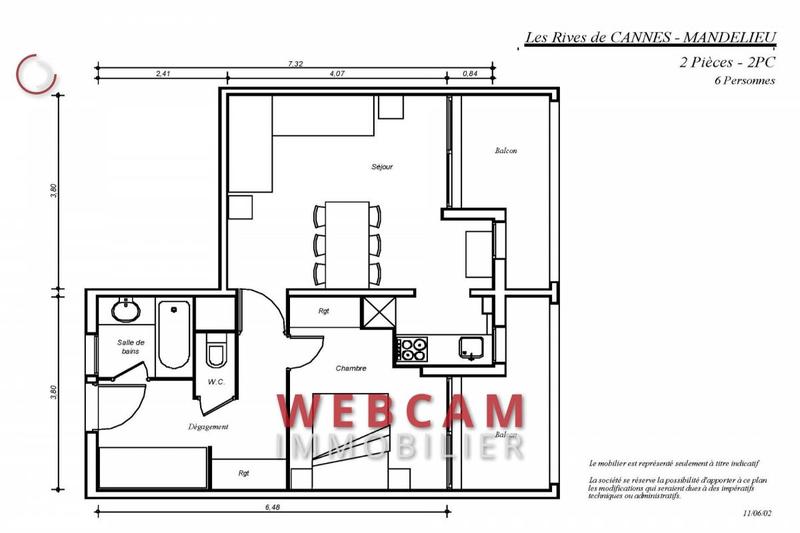 Appartement - 39 m² - 2 pièces