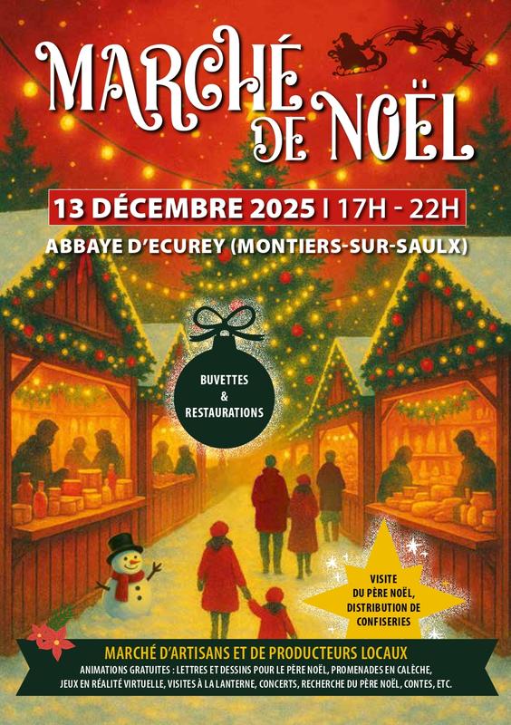 Marché de Noël de l’Abbaye d’Ecurey