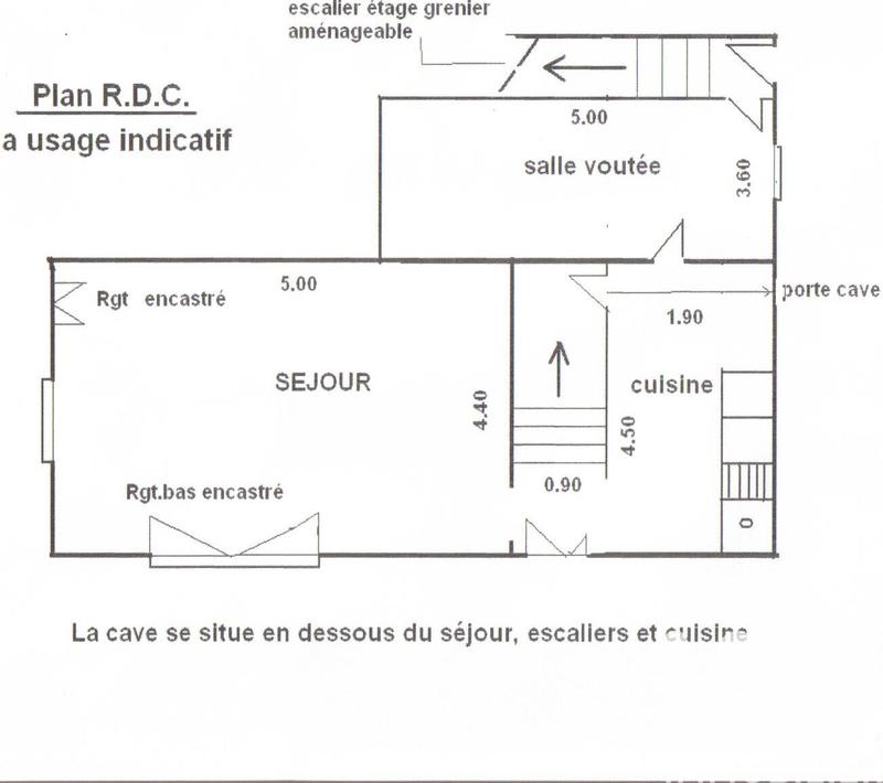 Maison de village - 89 m² - 6 pièces