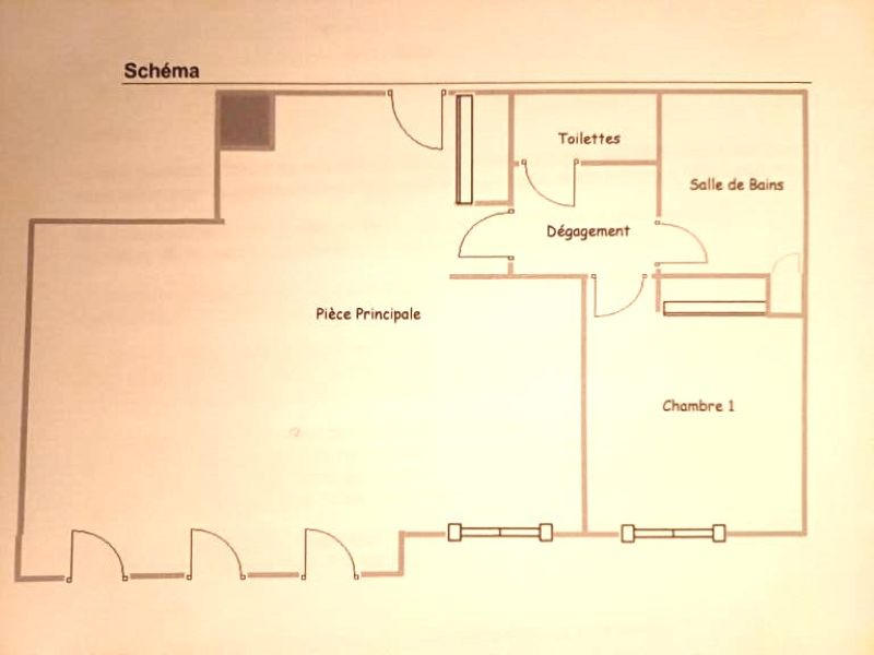 Appartement - 49 m² - 2 pièces