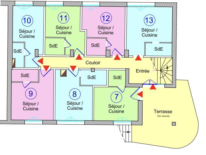Appartement - 16 m² - 1 pièce