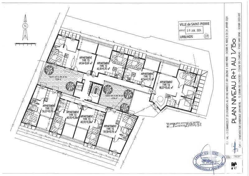 Appartement - 67 m² - 3 pièces