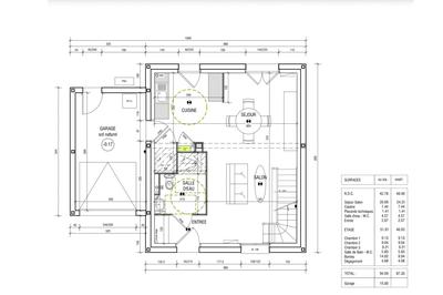 Maison - 87 m² - 6 pièces