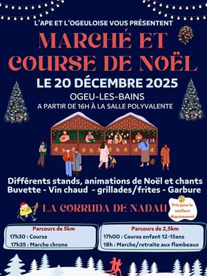 Marché et course de Noël