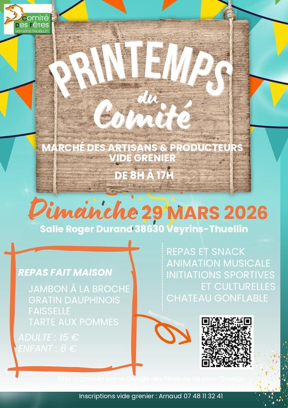 Vite grenier Fête de printemps du comité