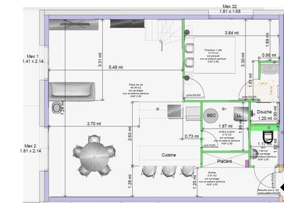 Maison - 108 m² - 5 pièces