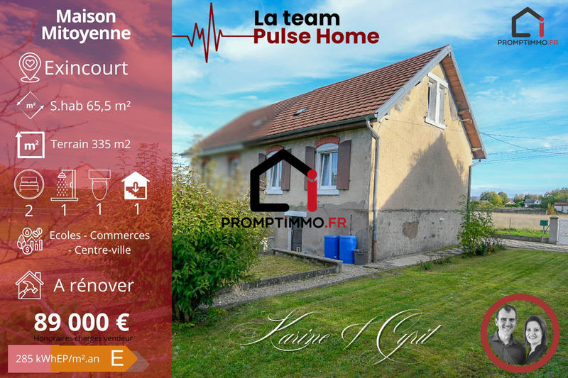 Maison - 68 m² - 4 pièces