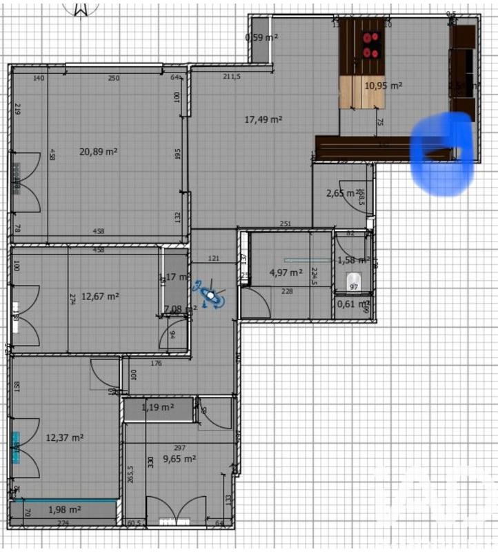 Appartement - 101 m² - 4 pièces