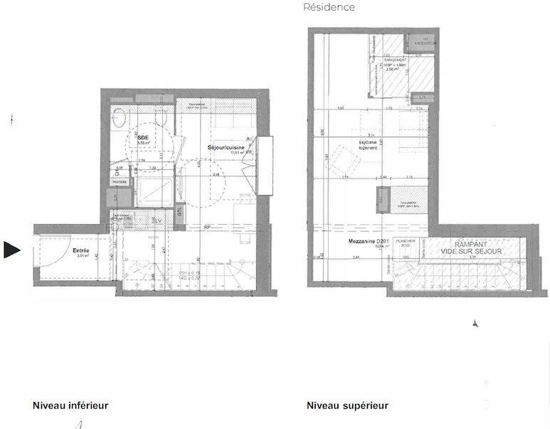 Duplex - 47 m² - 2 pièces