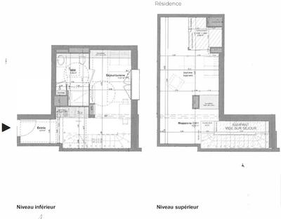Duplex - 47 m² - 2 pièces