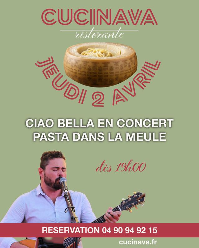 Pasta dans la meule x Ciao Bella en concert