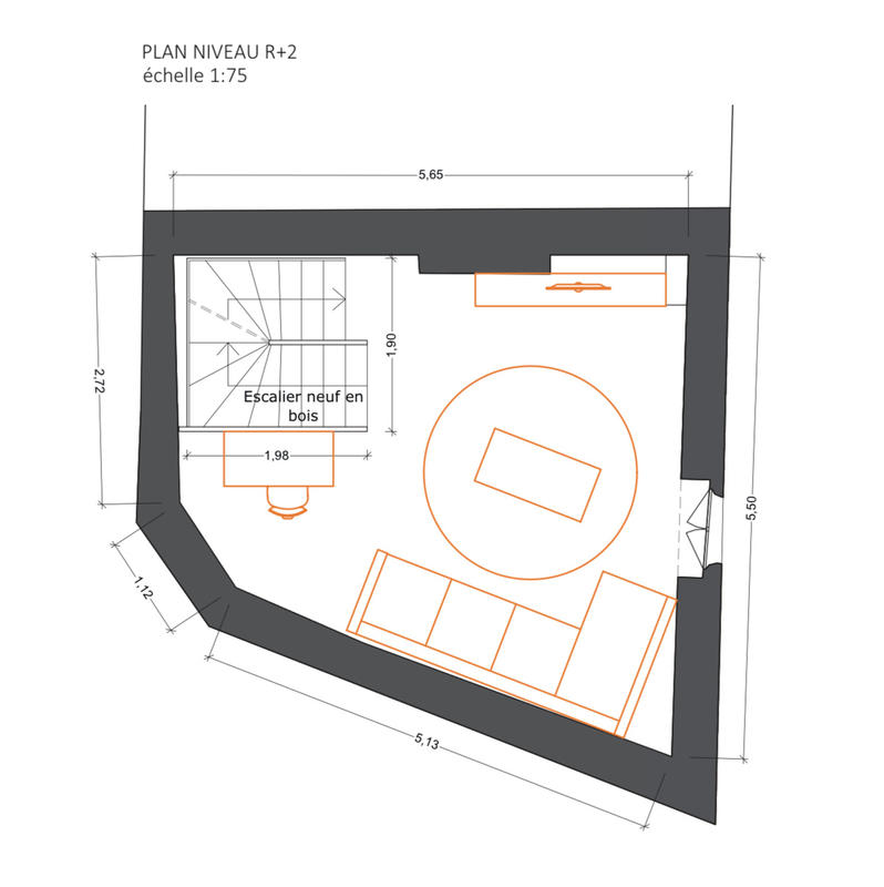 Maison de village - 79 m² - 4 pièces