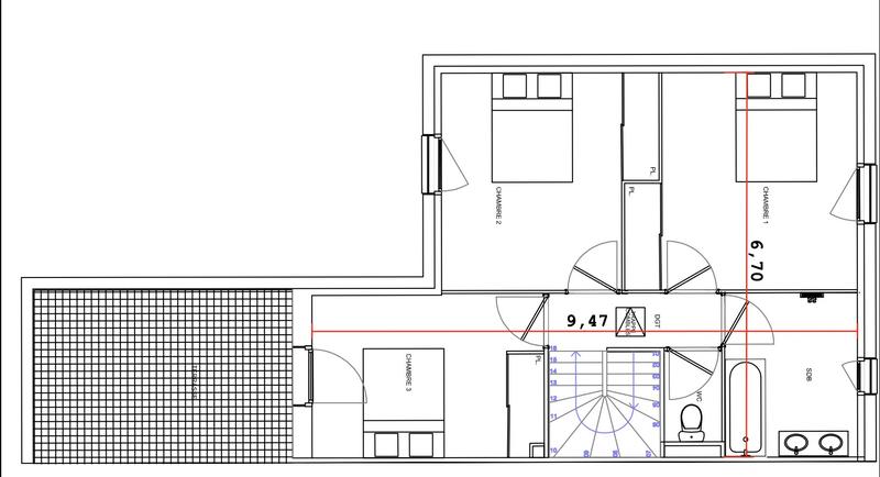 Villa - 99 m² - 4 pièces