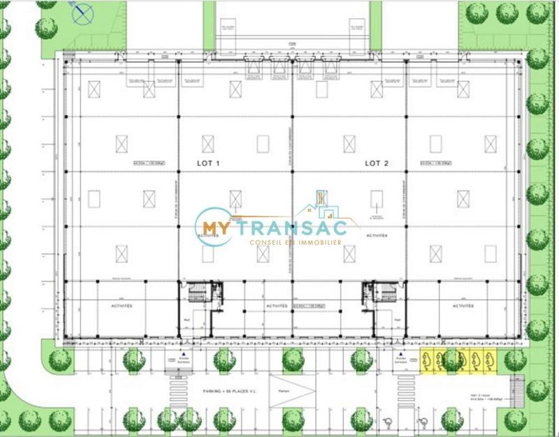 Local d'activité / Entrepôt - 2 364 m²