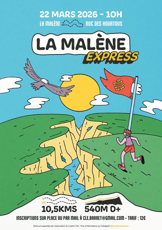 Trail : la Malène Express